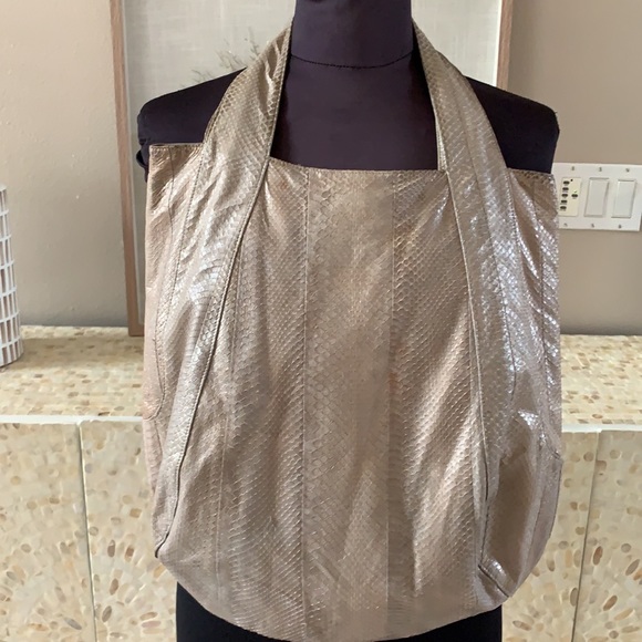 Beirn snake skin shoulder hobo tote bag Jenna - Picture 3 of 16